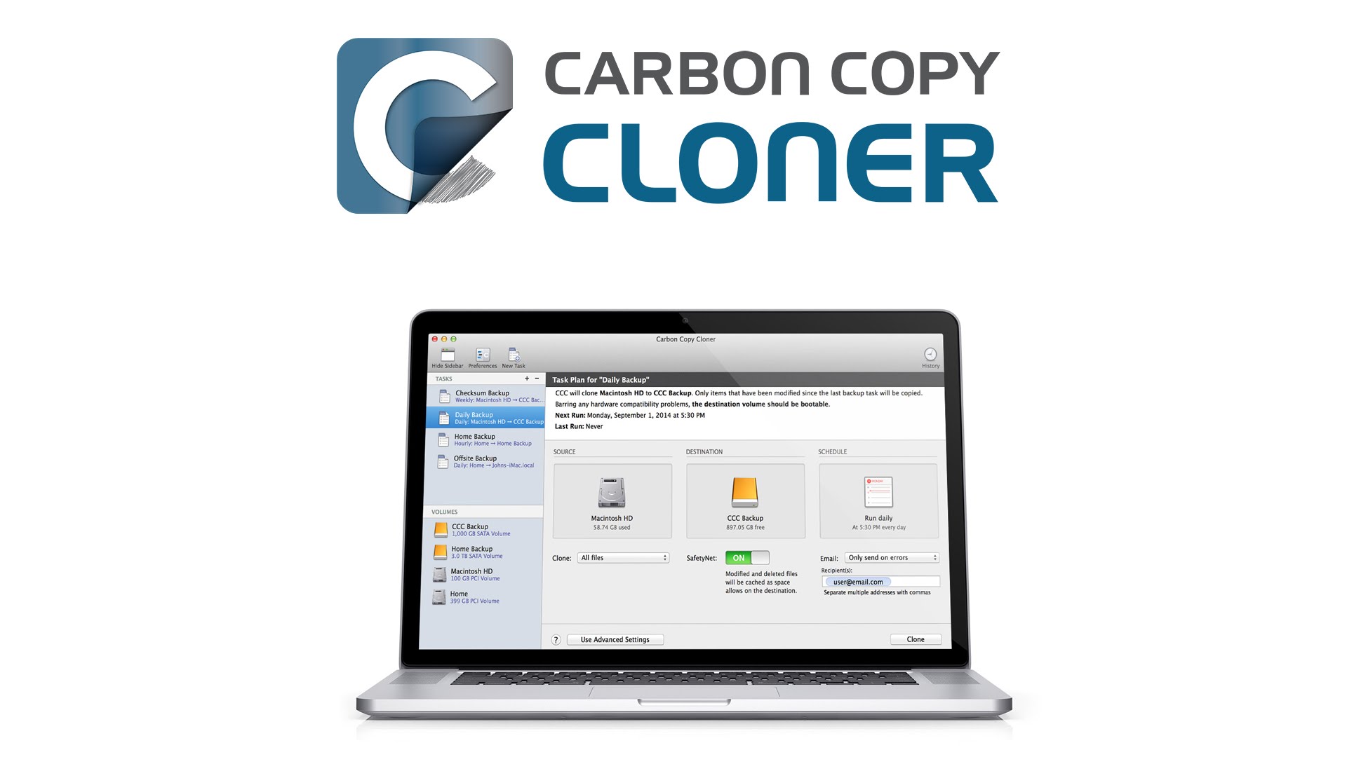 carbon copy cloner for mac os sierra